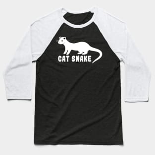 Ferret The Cat Snake Baseball T-Shirt